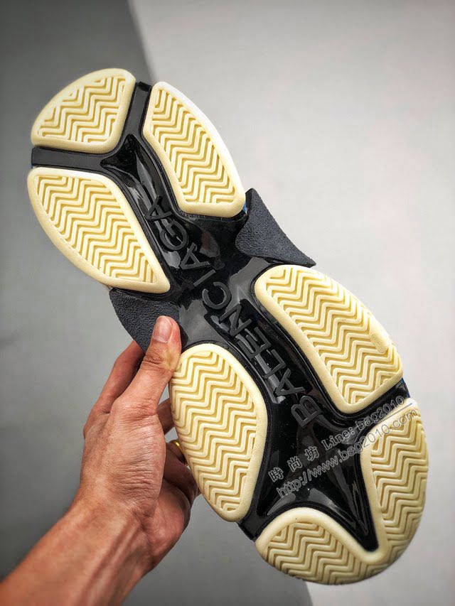 Balenciaga經典款男女鞋 巴黎世家頂級版本Triple-S 17老爹鞋 Balenciaga情侶款老爹鞋  hdbl1222